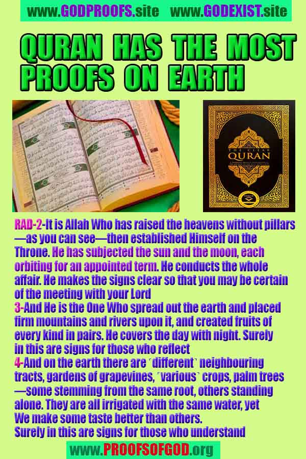 Proofs of God, Evidences of God, Proofs of Existance of God, Proofs of God is Real